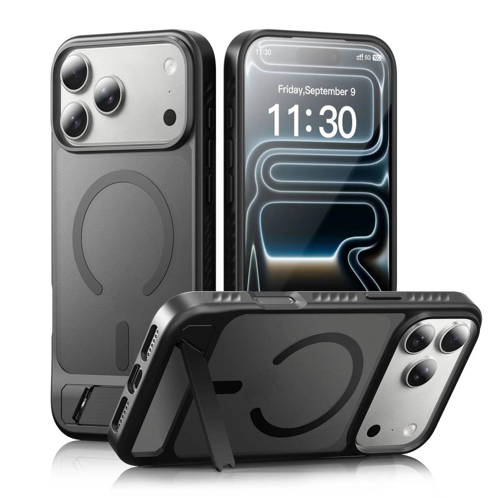 Magnetic Grip Case for iPhone 17