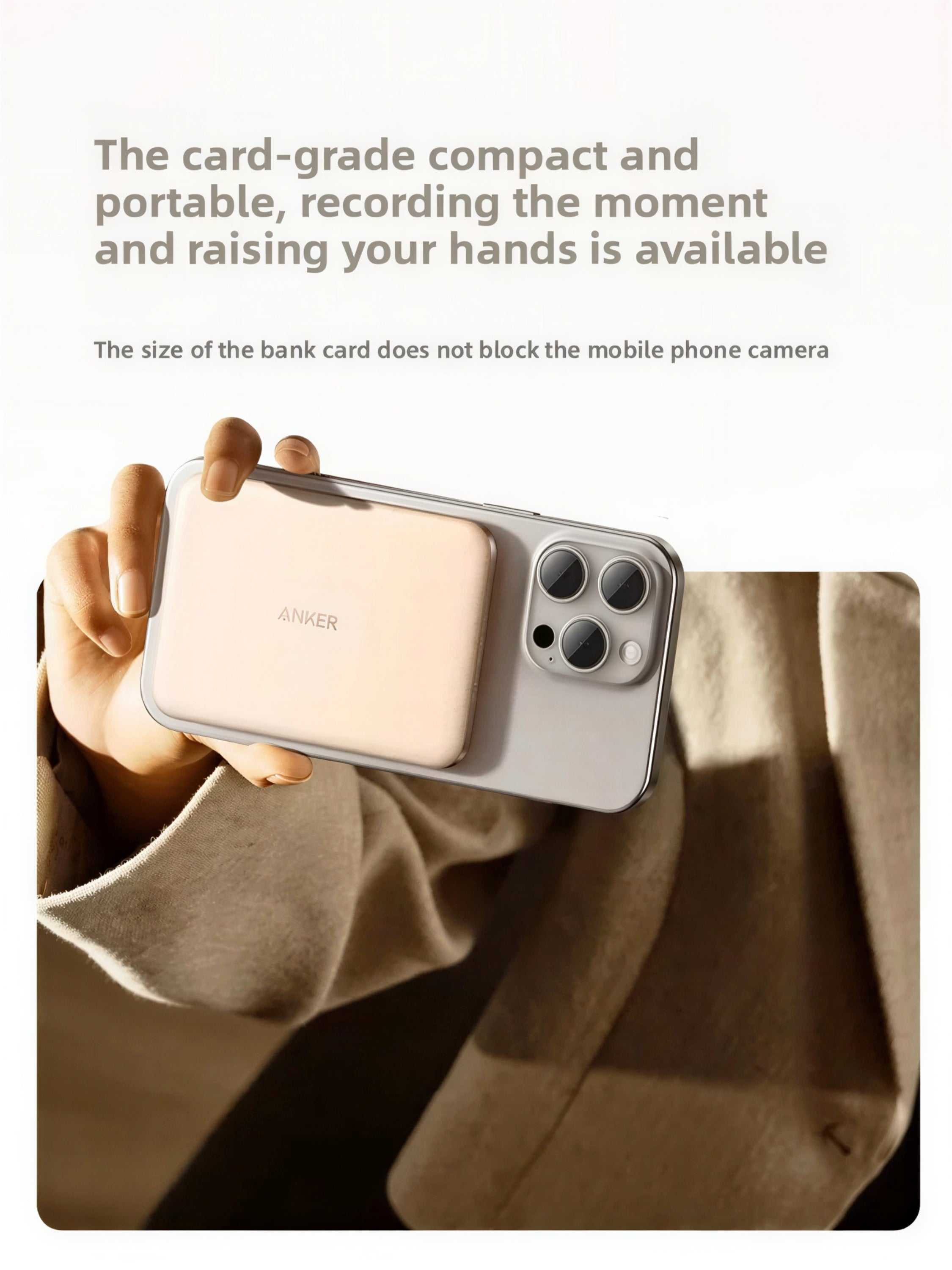 Anker Nano Power Bank (5K, MagGo, Slim)