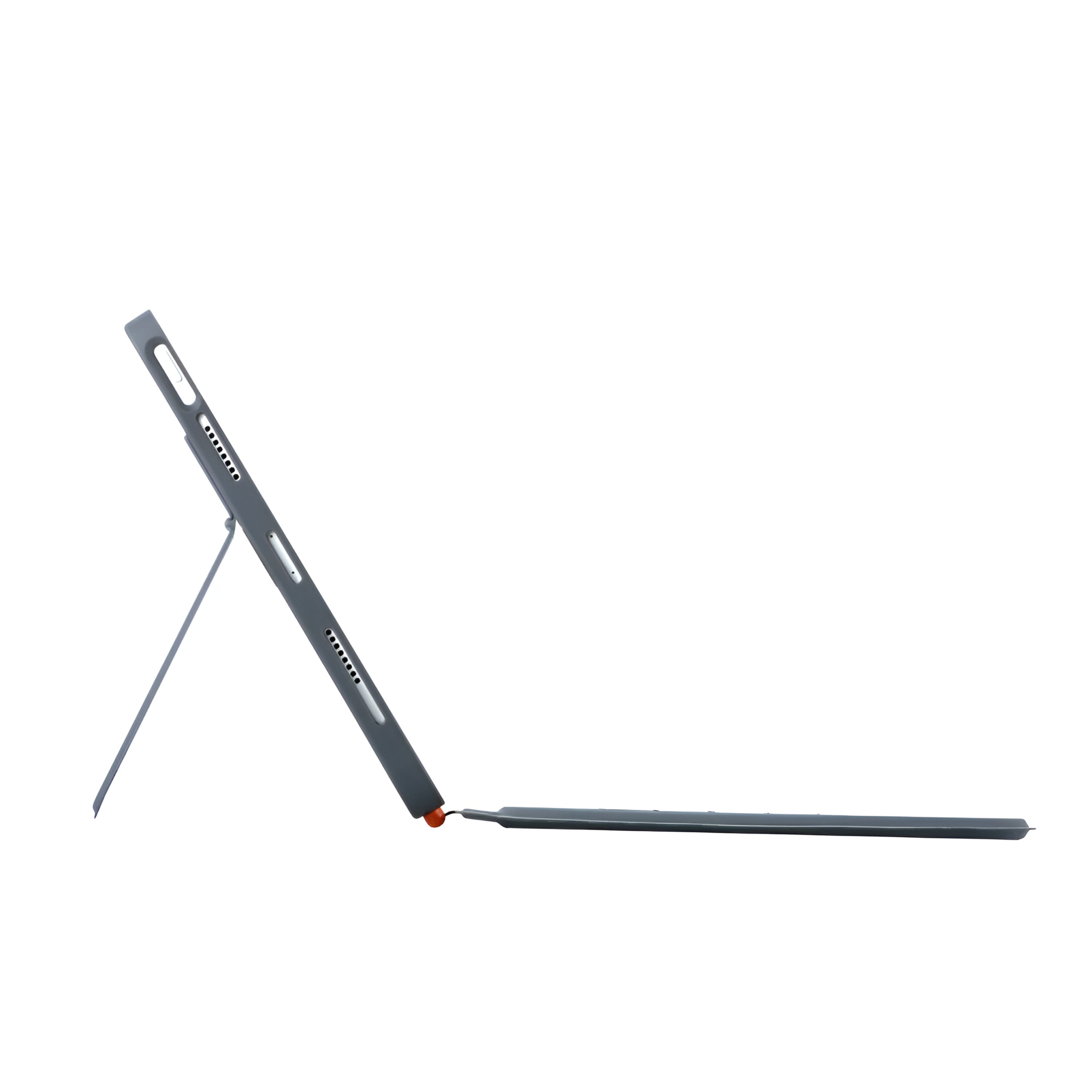 iPad keyboard case keys and gestures area with pointer-friendly glass-style trackpad