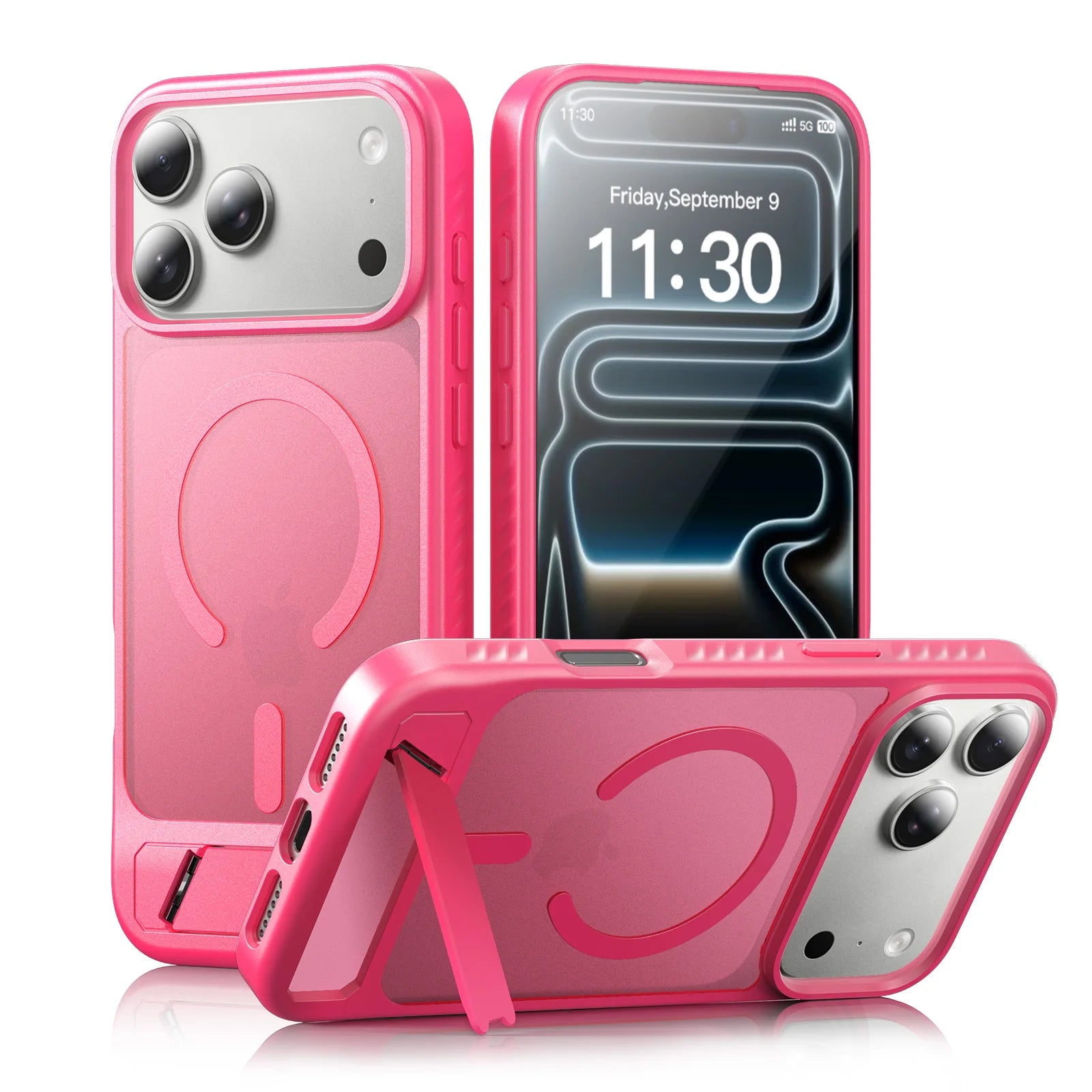 Magnetic Grip Case for iPhone 17