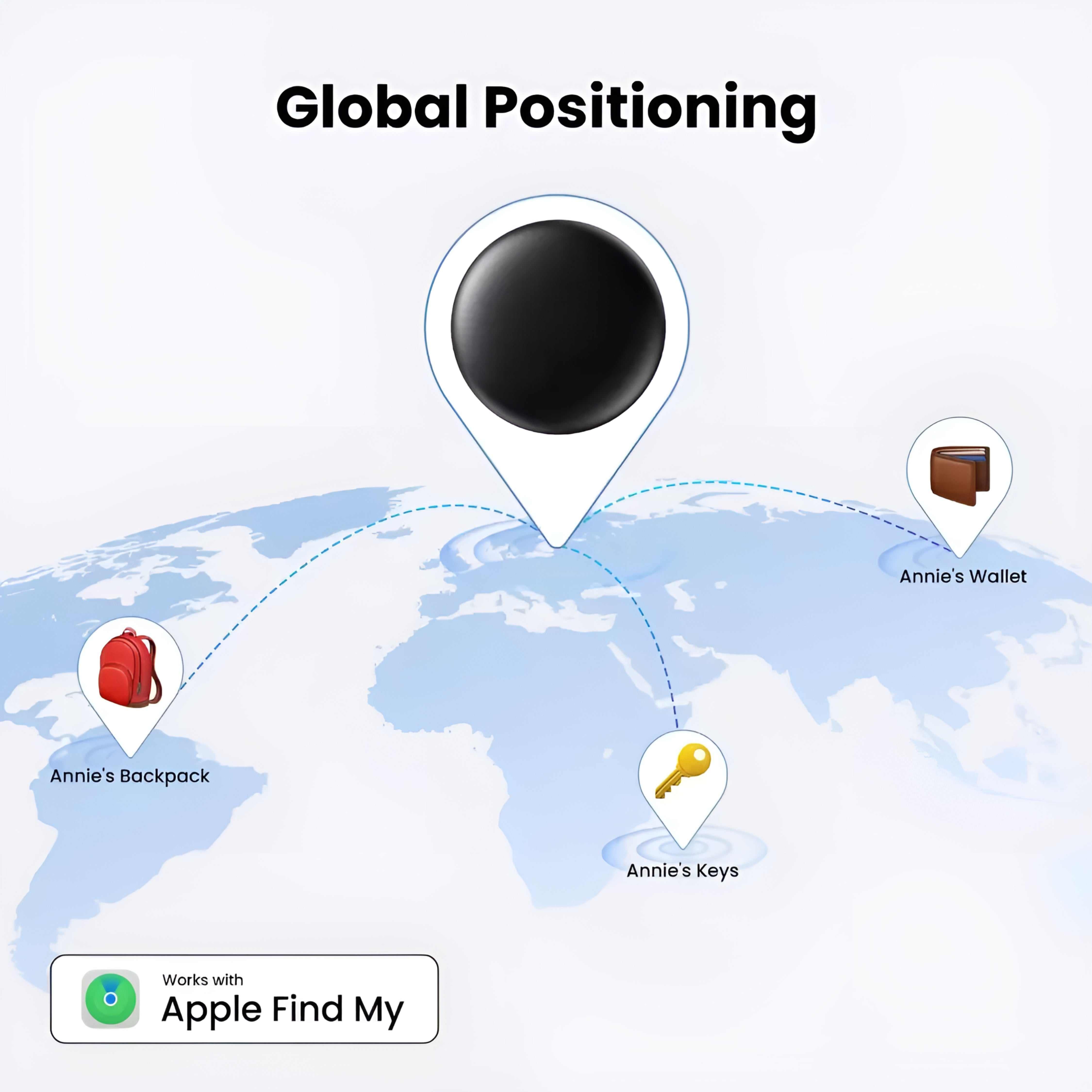 Find My Bluetooth tracker, track your devices across the world.