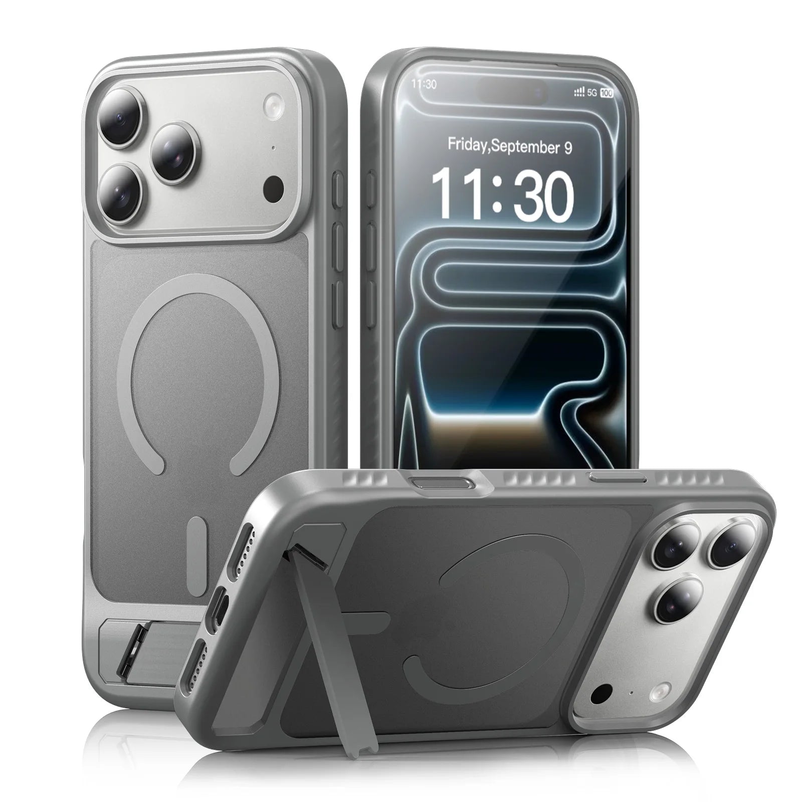 Magnetic Grip Case for iPhone 17