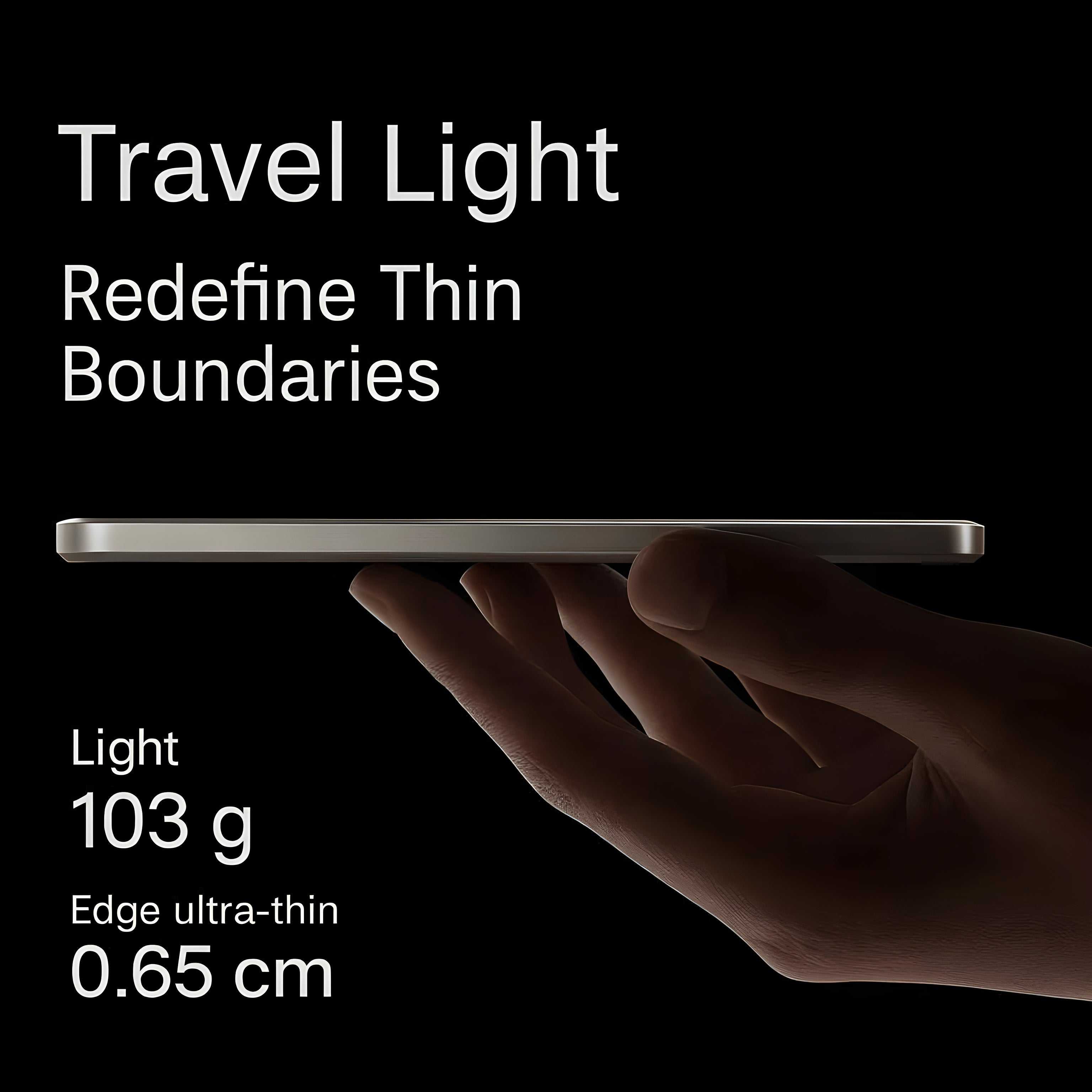 Slim MagSafe Power Bank in hand showing portable pocket size