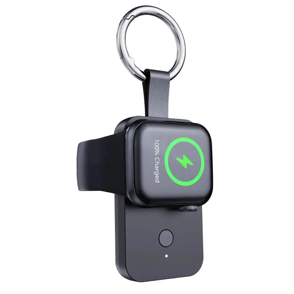 Portable Apple Watch Charger Power Bank 1000mAh Keychain for Travel