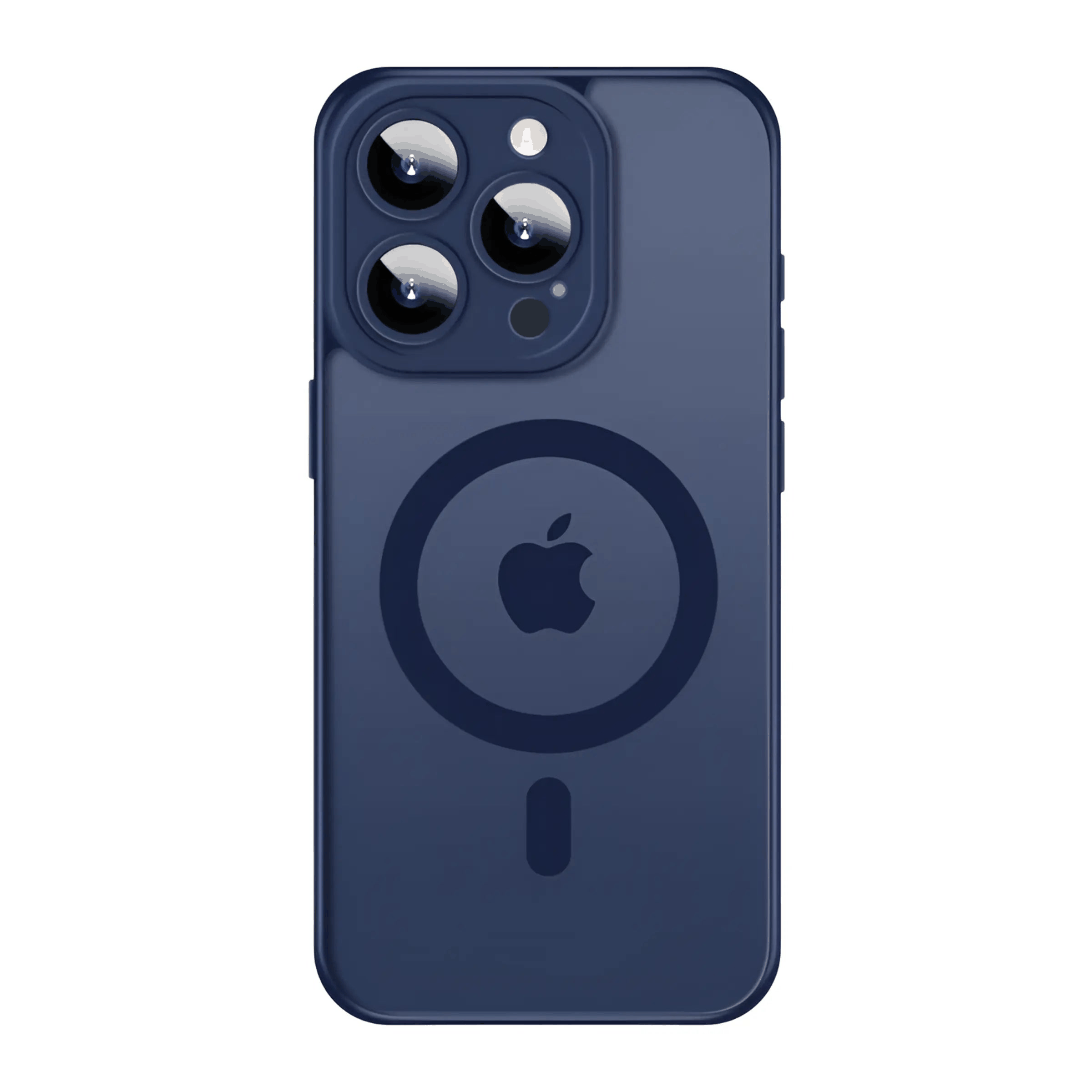 Novoa Vision Guard Core navy blue MagSafe iPhone case with durable protection and seamless MagSafe integration