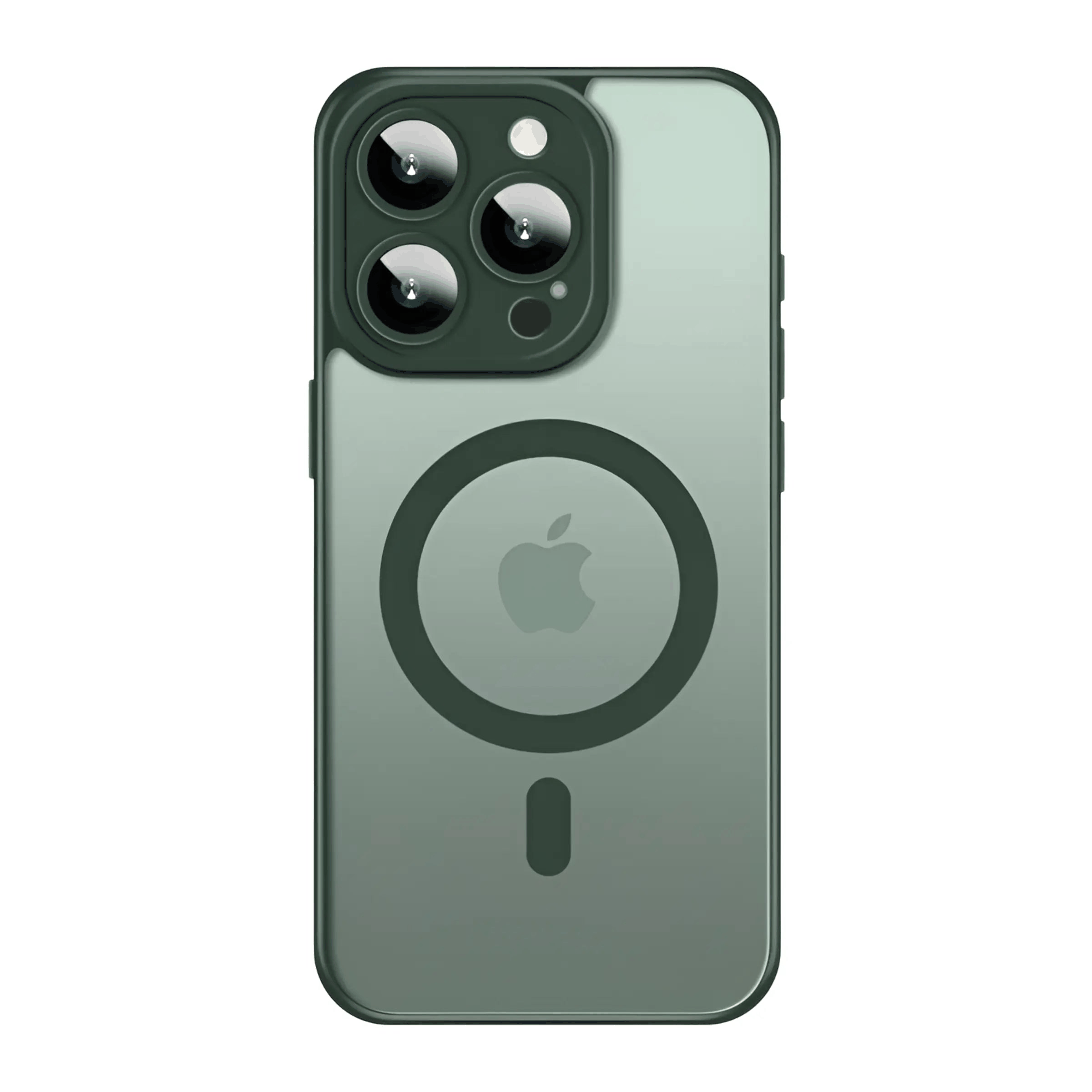 Novoa Vision Guard Core MagSafe iPhone case in green with sturdy protection and sleek design