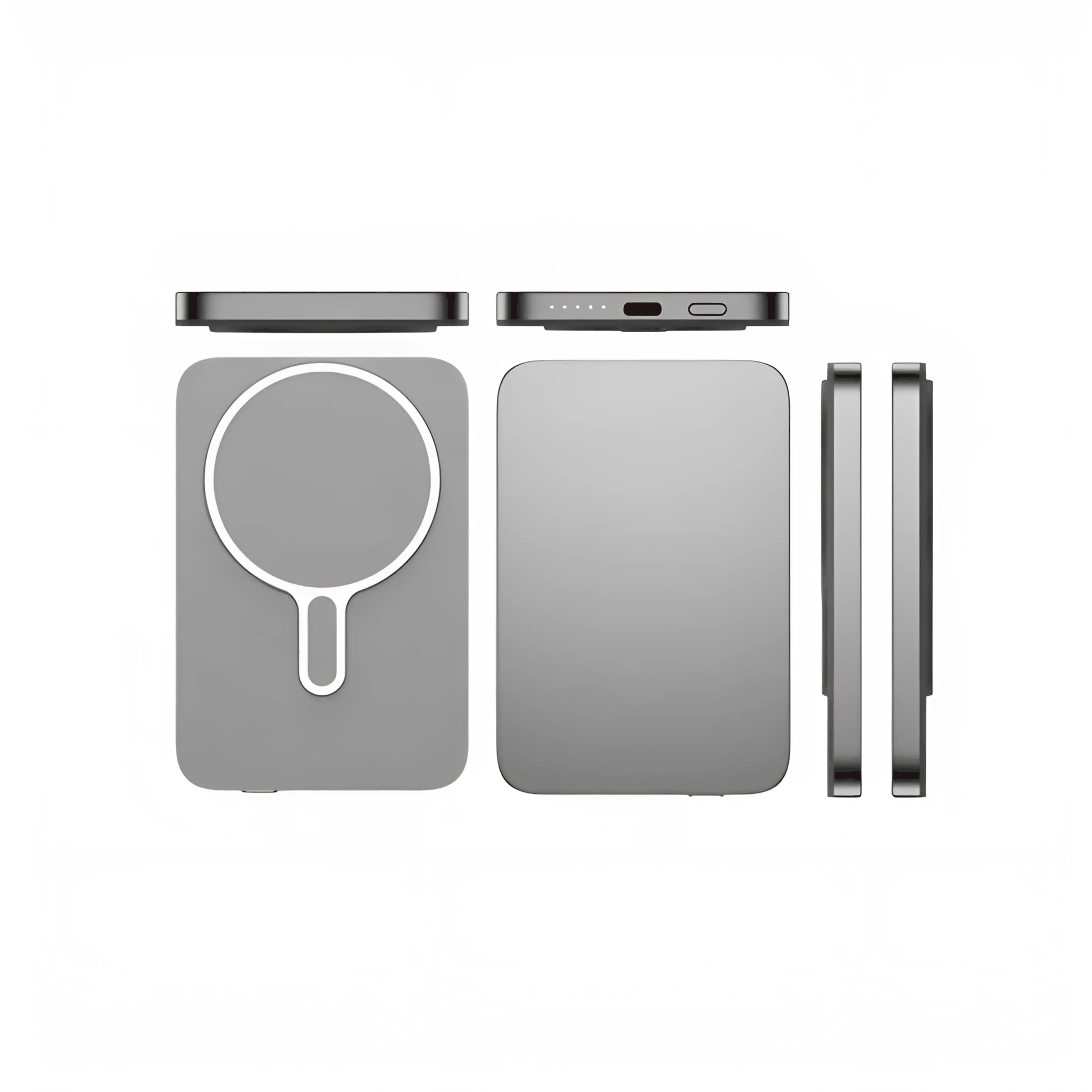 High-performance MagSafe battery bank Novoa Snap Slim with slim design and wireless charging