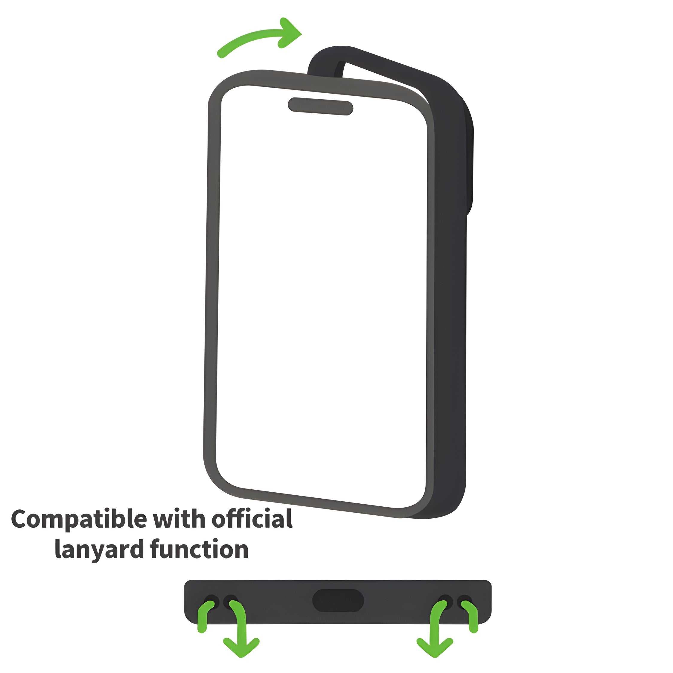 Novoa FineCase 17 iPhone 17 case with linen-textured fabric, shock absorbent frame and lanyard compatibility