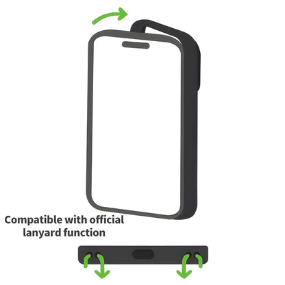 Novoa FineCase 17 iPhone 17 case with linen-textured fabric, shock absorbent frame and lanyard compatibility
