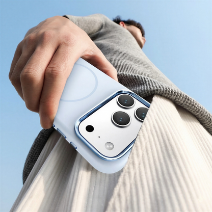 Magnetic Liquid Silicone Case for iPhone 17