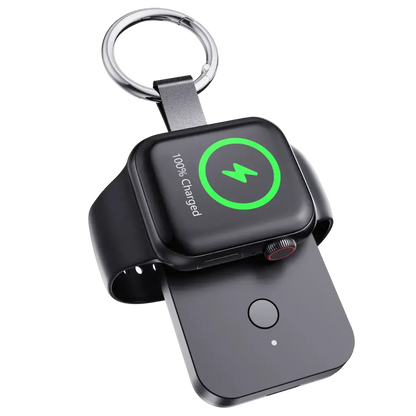 Portable Apple Watch Charger Power Bank 1000mAh Keychain for Travel