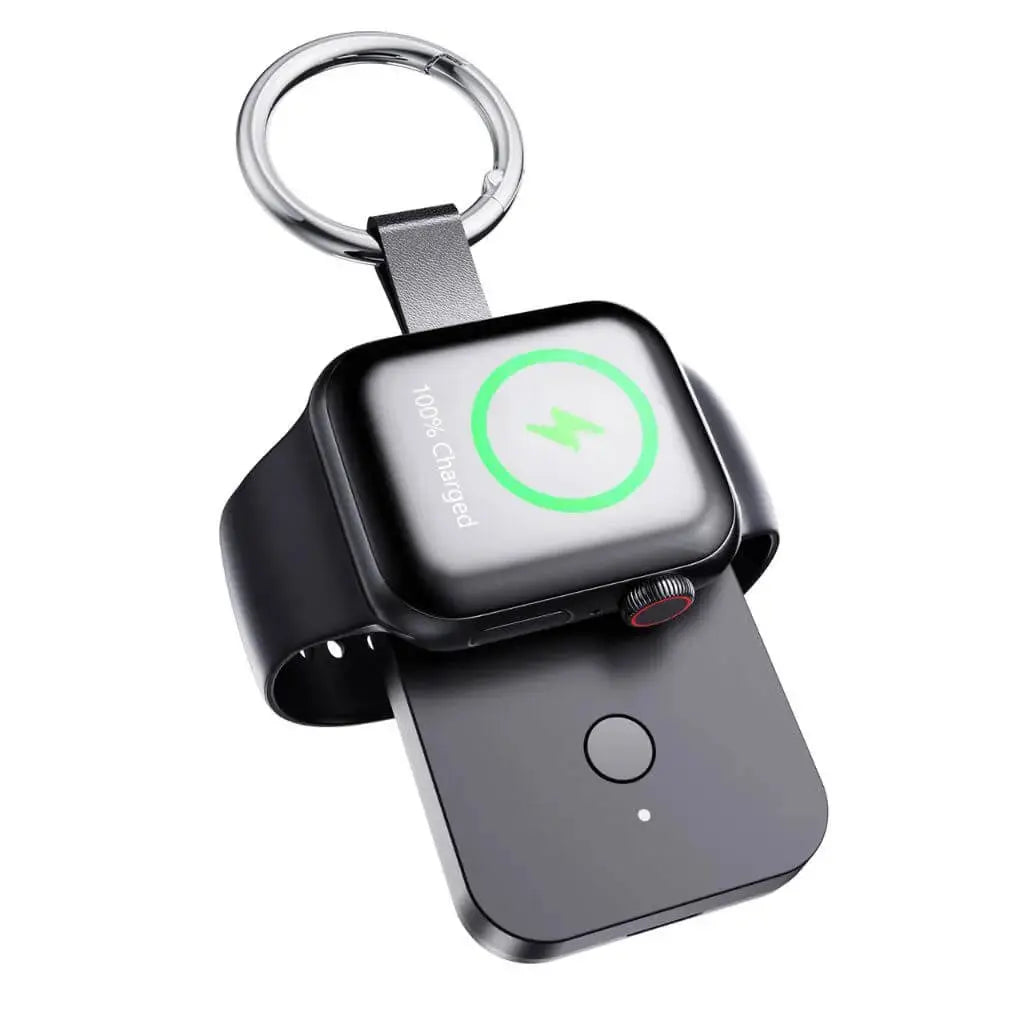 Portable Apple Watch Charger Power Bank 1000mAh Keychain for Travel