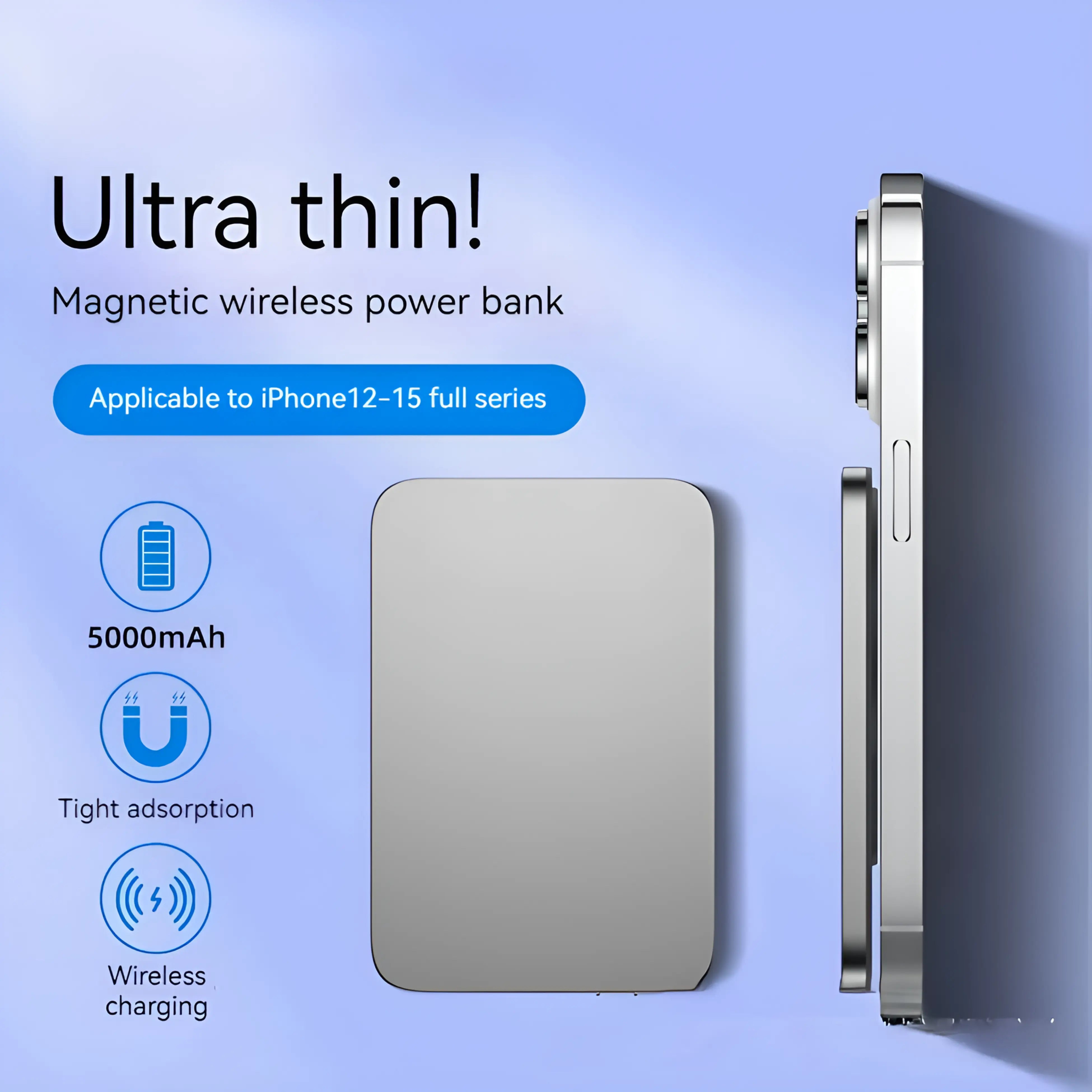 Novoa Snap Slim-Magsafe Battery Bank Novoa